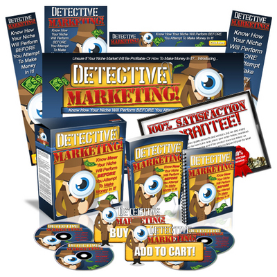 Product picture Detective Marketing Mini-Site Web Template MRR