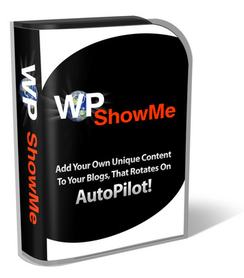 Product picture WP ShowMe WordPress Plugin PLR