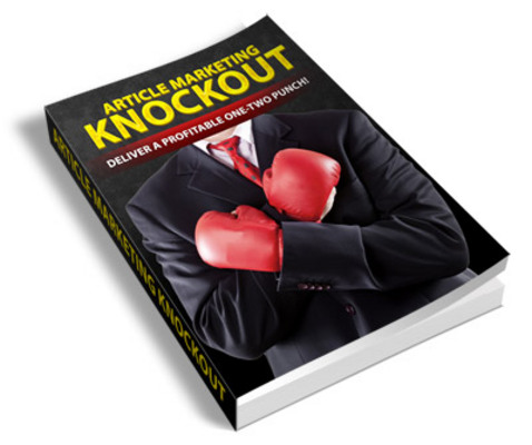 Product picture Article Marketing Knockout PLR Ebook