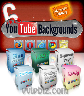 Product picture YouTube Backgrounds & Facebook Banners With PLR