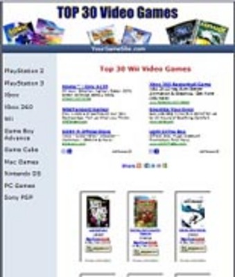 Product picture Games Website Template PLR