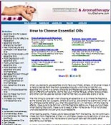 Product picture Essential Oils Site - Summer Template Blowout - PLR