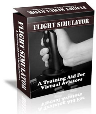 Product picture Flight Simulator Website Template PLR Pack