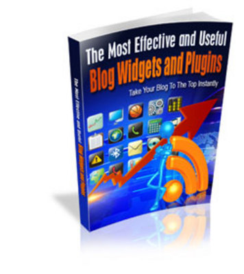 Product picture Most Effective and Useful Blog Widgets and Plugins MRR eBook