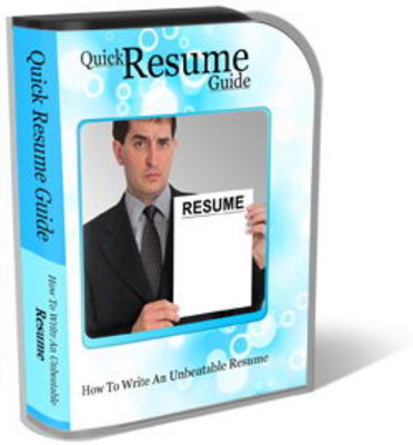 Product picture Resume Website Template Plr Pack
