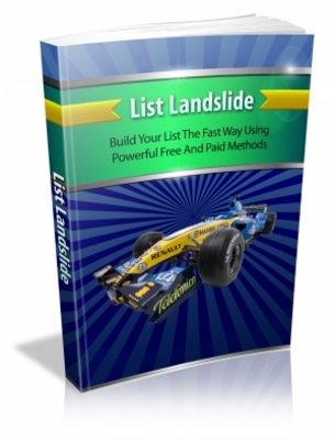 Product picture List Landslide MRR Ebook & Giveaway Report