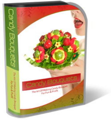 Product picture Candy Bouquet Website Template Plr Pack