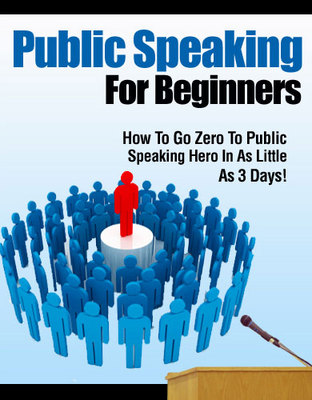 Product picture Public Speaking For Beginners PLR Ebook