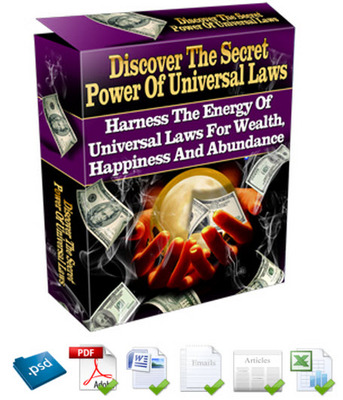 Product picture Discover The Secret Power Of Universal Laws PLR Ebook