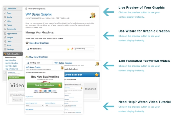Product picture WP Sales Graphic Wordpress Plugin - Unlimited Dev License