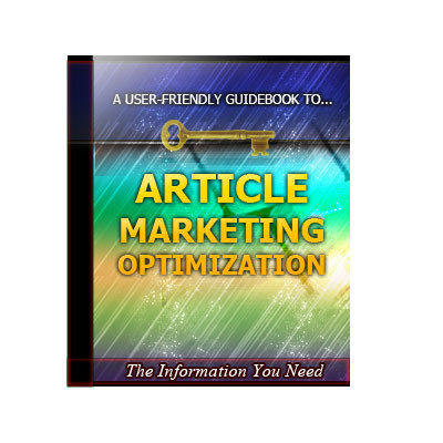 Product picture Article Marketing Optimization Unrestricted PLR Ebook