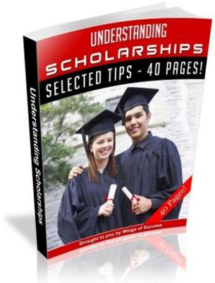 Product picture Understanding Scholarships MRR Ebook with Giveaway Rights 