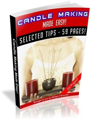 Product picture Candle Making Made Easy MRR Ebook with Giveaway Rights