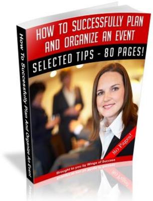 Product picture Event Planning, How To Successfully Plan And Organize An Event MRR