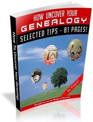 Product picture How To Uncover Your Genealogy MRR Ebook with Giveaway Right
