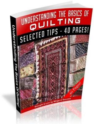 Product picture Understanding The Basics Of Quilting MRR with Giveaway Right