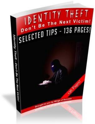 Product picture Identity Theft - Dont Be The Next Victim MRR with Giveaway Rights eBook