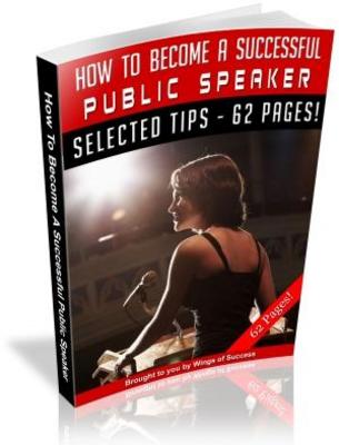 Product picture How To Become A Successful Public Speaker MRR Ebook