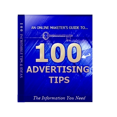Product picture 100 Advertising Tips Unrestricted PLR Ebook