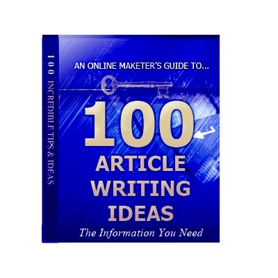 Product picture 100 Article Writing Ideas Unrestricted PLR Ebook