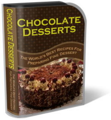 Product picture Chocolate Desserts Website Templates Plr Pack
