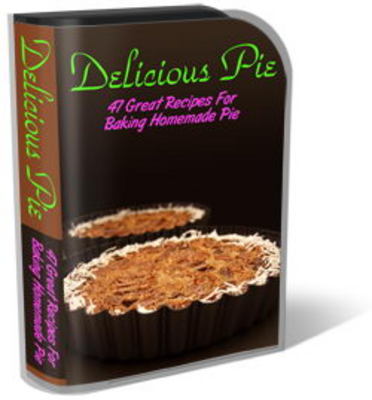 Product picture Delicious Pie Recipes Website Template Plr Pack