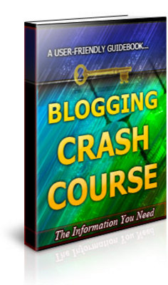 Product picture Blogging Crash Course Unrestricted PLR Ebook