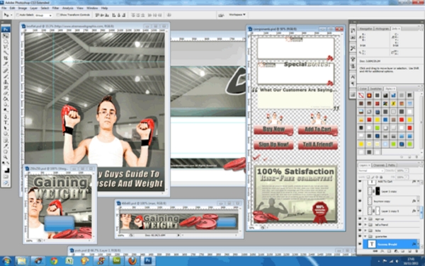 Product picture Gaining Weight Niche Website Template - PSD Included