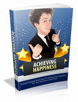 Product picture Achieving Happiness MRR Ebook with Giveaway Rights