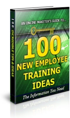 Product picture 100 New Employee Training Ideas Unrestricted PLR Ebook