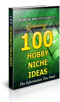 Product picture 100 Hobby Selling Niche Ideas Unrestricted PLR Ebook
