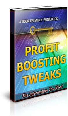 Product picture Profit Boosting Tweaks Unrestricted PLR Ebook