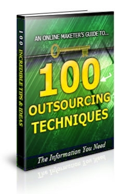 Product picture 100 Outsourcing Techniques Unrestricted PLR Ebook