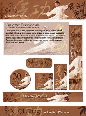 Product picture Qigong/ Qigung /Chi kung Website Template Plr Pack