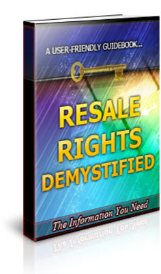 Product picture Resell Rights Demystified Unrestricted PLR Ebook