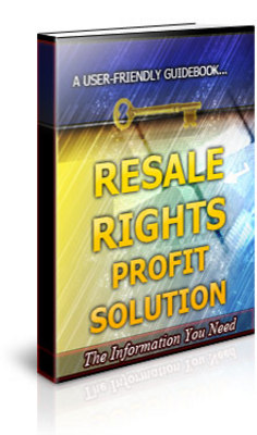 Product picture Resale Rights Profit Solution Unrestricted PLR Ebook