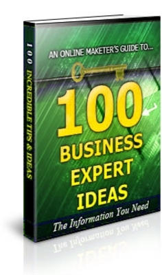 Product picture 100 Business Expert Ideas Unrestricted PLR Ebook