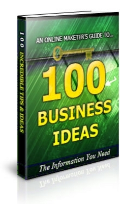 Product picture 100 Business Ideas Unrestricted PLR Ebook