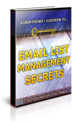 Product picture Email List Management Secrets Unrestricted PLR Ebook