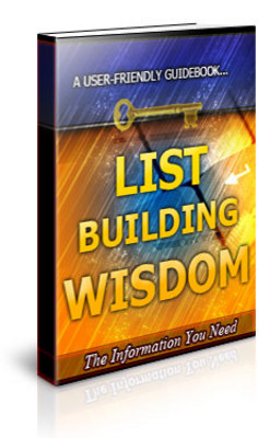 Product picture List Building Wisdom Unrestricted PLR Ebook