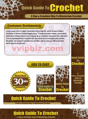 Product picture Crochet Website Template Plr Pack