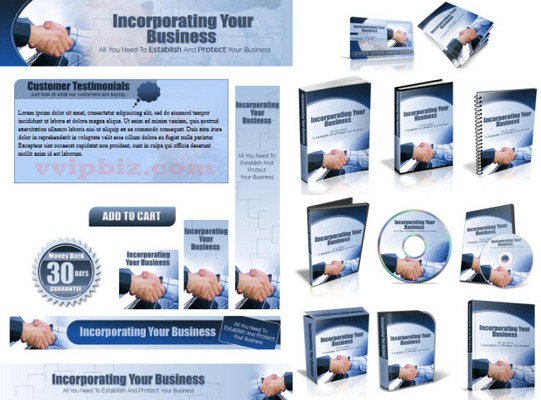 Product picture Incorporating Business Website Template Plr Pack
