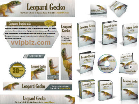 Product picture Leopard Gecko Website Template Plr Pack