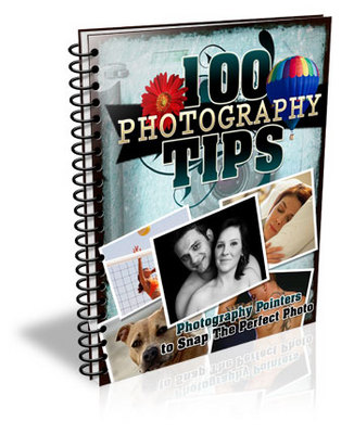 Product picture 100 Photography Tips MRR Ebook with Giveaway Rights