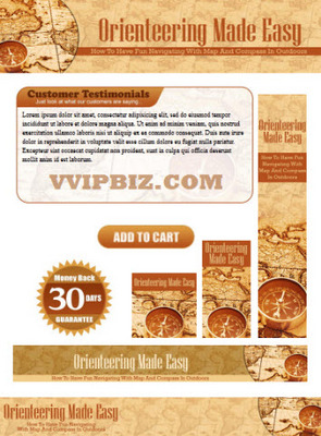 Product picture Orienteering Website Template Plr Pack