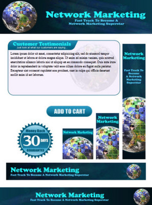 Product picture Network Marketing Website Template Plr Pack