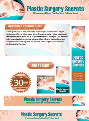Product picture Plastic Surgery Website Template PSD PLR Pack
