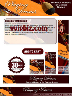 Product picture 25 Learn How To Play Drums Plr Articles + Playing Drums Website Template
