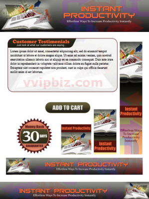 Product picture Instant Productivity Website Template Plr Pack