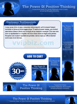Product picture Positive Thinking Website Template Plr Pack